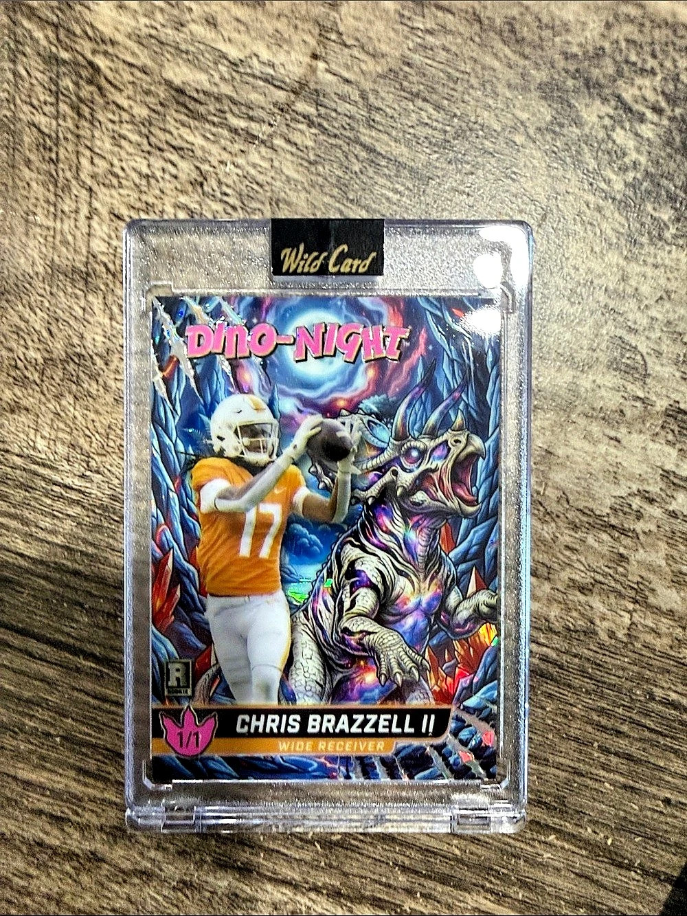 Wild Card Dino-Might Chris Brazzell II Trading Card